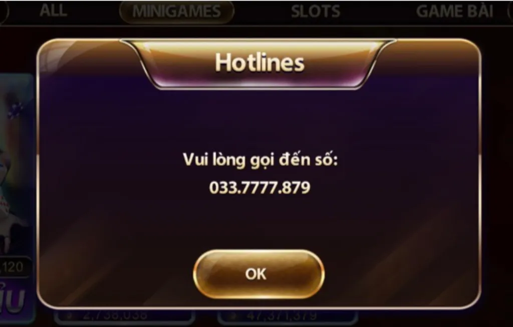 Hướng dẫn liên hệ hotline ZoWin